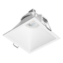 LÁMPARA DE TECHO EMPOTRABLE LED TIPO SPOT CUADRADA 3.7" / 4.5 W BLANCA