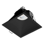 LÁMPARA DE TECHO EMPOTRABLE LED TIPO SPOT CUADRADA 3.7" 4.5 W NEGRA MATE