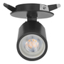 LÁMPARA DE TECHO EMPOTRABLE LED TIPO SPOT PARA INTERIOR 6 W NEGRA MATE