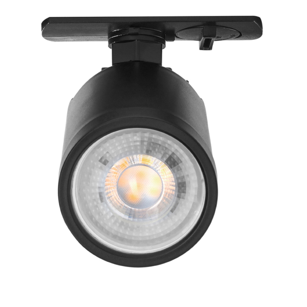 LÁMPARA DE USO EN RIEL EN TECHO TIPO SPOT 5.5 X 11.4 X 8.2 CM 1 LUZ NEGRO LUZ CÁLIDA