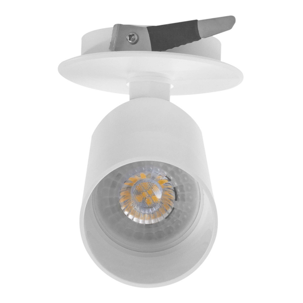 LÁMPARA DE EMPOTRAR EN TECHO TIPO SPOT 14.3 X 8.5 CM 1 LUZ BLANCO LUZ CÁLIDA