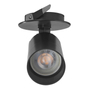 LÁMPARA DE TECHO EMPOTRABLE LED TIPO SPOT PARA TECHO 3.3" 6 W NEGRA MATE