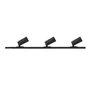 KIT DE 3 LÁMPARAS DE USO EN RIEL EN TECHO TIPO SPOT 1 M X 8.2 X 14.3 CM 3 LUCES NEGRO LUZ FRÍA