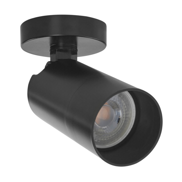 LÁMPARA DE TECHO SOBREPONER SPOT 10 W NEGRO DIRIGIBLE INTERIOR