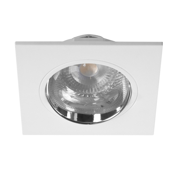LÁMPARA DE TECHO EMPOTRABLE LED TIPO SPOT PARA INTERIOR CUADRADA 3.6" 4.5 W BLANCA