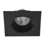 LÁMPARA DE EMPOTRAR EN TECHO TIPO SPOT 3 X 9.2 X 9.2 CM 1 LUZ NEGRO MATE LUZ CÁLIDA