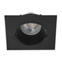 LÁMPARA DE TECHO EMPOTRABLE LED SPOT CUADRADA 3.6" 4.5 W NEGRA