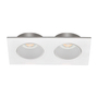 LÁMPARA DE TECHO EMPOTRABLE RECTANGULAR 7" 18 W BLANCA MATE