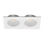 LÁMPARA DE TECHO EMPOTRABLE LED TIPO SPOT PARA TECHO RECTANGULAR 6.8" 9 W BLANCA MATE