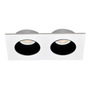 LÁMPARA DE TECHO EMPOTRABLE LED INCLINABLE PARA TECHO RECTANGULAR 9 W BLANCA MATE