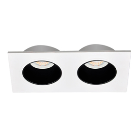 LÁMPARA DE TECHO EMPOTRABLE LED INCLINABLE PARA TECHO RECTANGULAR 9 W BLANCA MATE