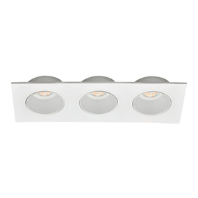 LÁMPARA DE TECHO EMPOTRABLE LED RECTANGULAR 10" 13.5 W BLANCA MATE