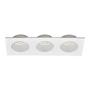 LÁMPARA DE TECHO EMPOTRABLE LED TIPO SPOT INTERIOR RECTANGULAR 13.5 W BLANCA