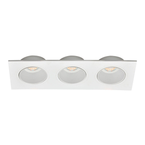 LÁMPARA DE TECHO EMPOTRABLE LED TIPO SPOT INTERIOR RECTANGULAR 13.5 W BLANCA