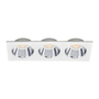 LÁMPARA DE TECHO EMPOTRABLE TIPO SPOT PARA TECHO RECTANGULAR 9.9" 27 W BLANCA MATE
