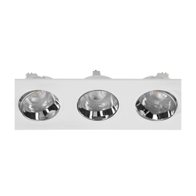 LÁMPARA DE TECHO EMPOTRABLE LED TECHO RECTANGULAR 10" 13.5 W BLANCA