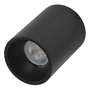 LÁMPARA DE TECHO SOBREPONER FOCO GU5.3 CIRCULAR 9 W NEGRO PARA INTERIOR