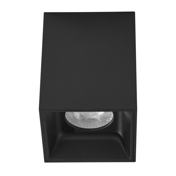 LÁMPARA DE TECHO LED SPOT 4.5 W NEGRO LUZ NEUTRA INTERIOR