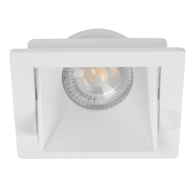 LÁMPARA DE TECHO EMPOTRABLE LED CUADRADA 3.5" 4.5 W BLANCA MATE LUZ NEUTRA