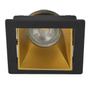 LÁMPARA DE TECHO EMPOTRABLE LED TIPO SPOT CUADRADA 4.5 W NEGRA MATE