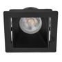 LÁMPARA DE EMPOTRAR EN TECHO TIPO SPOT 9 X 3.7 CM 1 LUZ NEGRO SIN FOCO