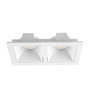 LÁMPARA DE TECHO EMPOTRABLE LED TIPO SPOT INTERIOR RECTANGULAR 9 W BLANCA