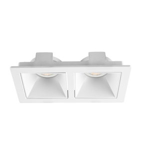 LÁMPARA DE TECHO EMPOTRABLE LED TIPO SPOT INTERIOR RECTANGULAR 9 W BLANCA