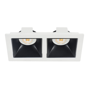 LÁMPARA DE SOBREPONER DE TECHO LED TIPO SPOT RECTANGULAR 7" 18 W BLANCA