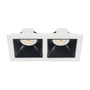 LÁMPARA DE TECHO EMPOTRABLE LED TIPO SPOT RECTANGULAR 9 W BLANCA MATE