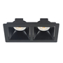 LÁMPARA DE TECHO EMPOTRABLE LED DOWNLIGHT 3000 K PARA TECHO CUADRADA 3.5" 4.5 W BLANCA MATE
