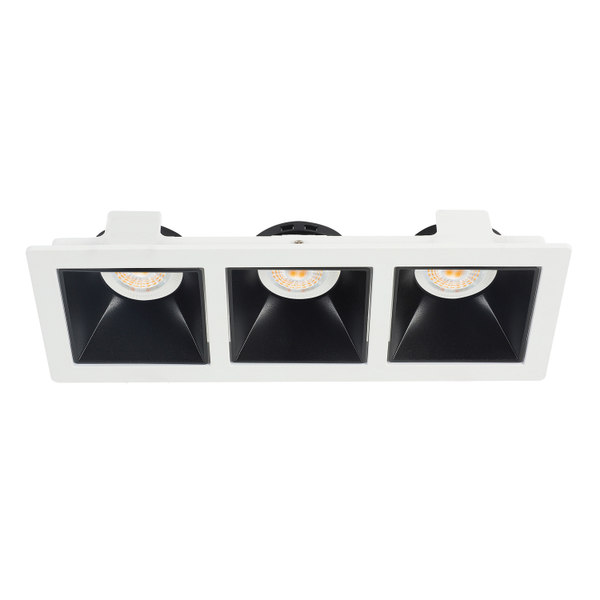 LÁMPARA DE TECHO EMPOTRABLE LED TIPO SPOT RECTANGULAR 9.4" 13.5 W BLANCO MATE