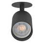 LÁMPARA DE EMPOTRAR EN TECHO TIPO SPOT 8.8 X 6 X 8.5 CM 1 LUZ NEGRO LUZ FRÍA