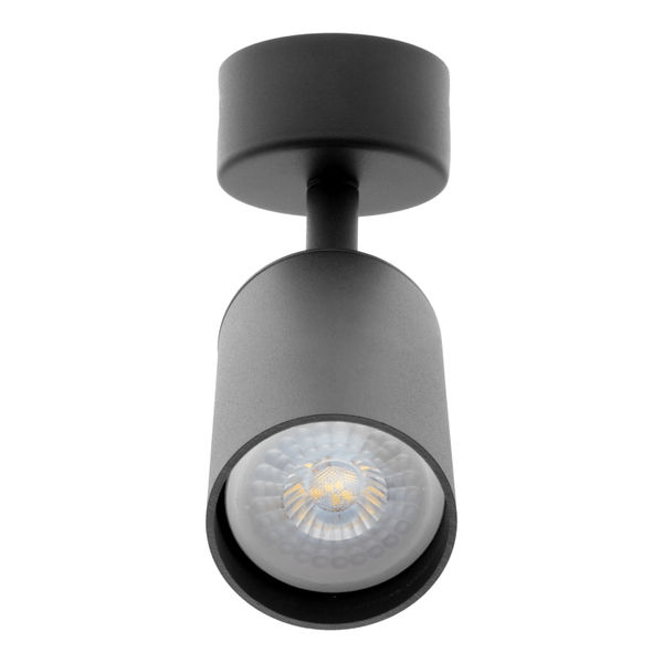 LÁMPARA DE TECHO LED GU10 SPOT 6 W NEGRO LUZ FRÍA INTERIOR