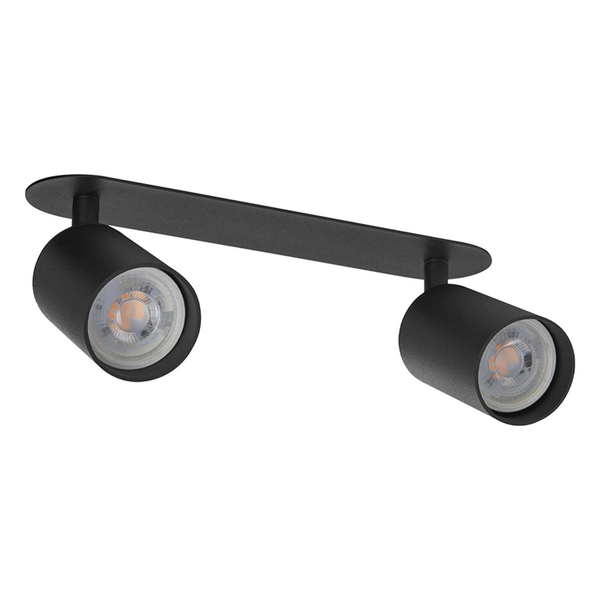 LÁMPARA DE TECHO EMPOTRABLE LED RECTANGULAR 10.2 PUL NEGRA MATE