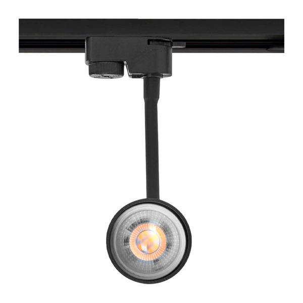 KIT DE 3 LÁMPARAS DE USO EN RIEL EN TECHO TIPO SPOT 31 X 5.6 CM 1 LUZ NEGRO LUZ CÁLIDA