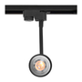 KIT DE 3 LÁMPARAS DE USO EN RIEL EN TECHO TIPO SPOT 31 X 5.6 CM 1 LUZ NEGRO LUZ FRÍA