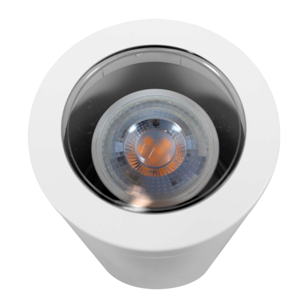 LÁMPARA SPOT LED INTEGRADA DE SOBREPONER 6 W 1 LUZ 4000 K BLANCA MATE