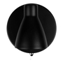 LÁMPARA DE SOBREPONER EN TECHO TIPO SPOT 15 X 12 X 15.5 CM 1 LUZ NEGRO LUZ CÁLIDA