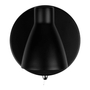 LÁMPARA DE SOBREPONER EN TECHO TIPO SPOT 15 X 12 X 15.5 CM 1 LUZ NEGRO LUZ NEUTRA
