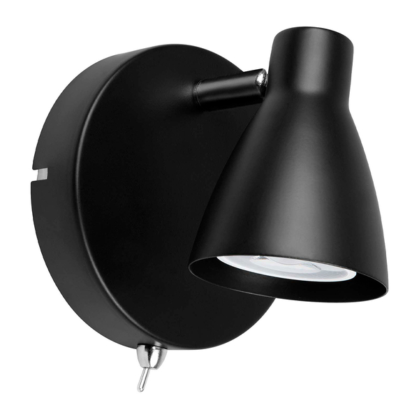 LÁMPARA DE SOBREPONER EN TECHO TIPO SPOT 15 X 12 X 15.5 CM 1 LUZ NEGRO LUZ FRÍA