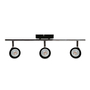 LÁMPARA DE TECHO LED SOBREPONER GU10 LINEAL 18 W 2700 K NEGRO LUZ CÁLIDA INTERIOR
