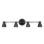 LÁMPARA DE TECHO LED SOBREPONER GU10 LINEAL 24 W NEGRO LUZ FRÍA INTERIOR