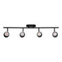 LÁMPARA DE TECHO LED SOBREPONER GU10 LINEAL 24 W 6500 K NEGRO LUZ FRÍA INTERIOR