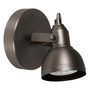 LÁMPARA DE SOBREPONER EN TECHO TIPO SPOT 12 X 12.5 CM 1 LUZ ACERO LUZ FRÍA