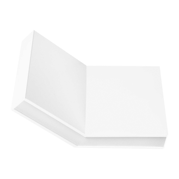 PLAFÓN ILUMINADO LED SOBREPONER ESQUINA 3 W BLANCO LUZ CÁLIDA INTERIOR