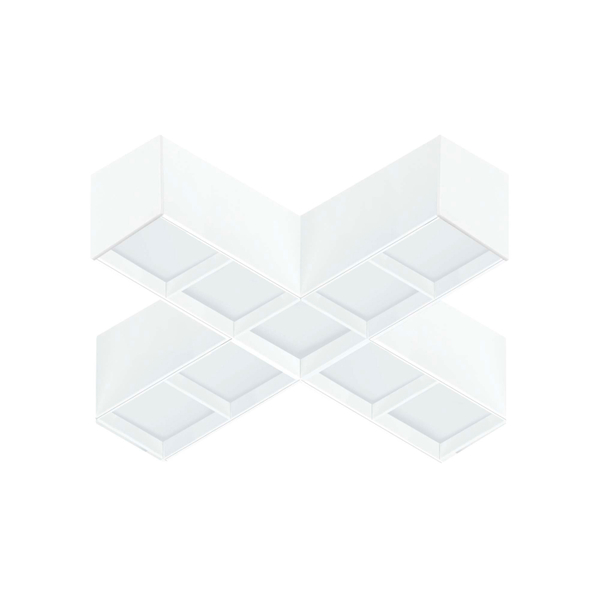 LÁMPARA DE TECHO LED INTERCONECTABLE CUADRADO 3 W BLANCO LUZ NEUTRA INTERIOR