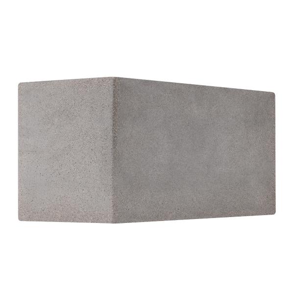 ARBOTANTE DE MURO INCANDESCENTE DE CONEXIÓN 15 W 1 FOCO IP44 GRIS MATE