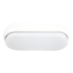 PLAFÓN ILUMINADO LED SOBREPONER OVALADO 15 W BLANCO LUZ FRÍA PARA INTERIOR