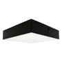 PLAFÓN ILUMINADO LED SOBREPONR CUADRADO 18 W NEGRO LUZ FRÍA PARA INTERIOR