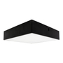 PLAFÓN ILUMINADO LED SOBREPONER CUADRADO 24 W NEGRO LUZ FRÍA INTERIOR